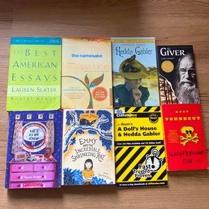 High school classic literature chapter books bundle